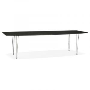 Image de Table à Manger Extensible "Soany" 170 270cm Noir Prix