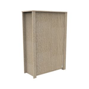 Sauthon Armoire 2 portes chêne couleur bois