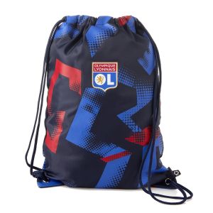 Olympique lyonnais Sac gymsac Sac cordon training fusion Bleu marine Unique