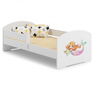Lit enfant LUK BAR 140x70 SIR&Egrave;NE avec matelas