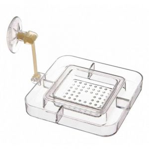 Trixie Tablette pour nourriture avec tamis 7 x 7 cm, aquarium