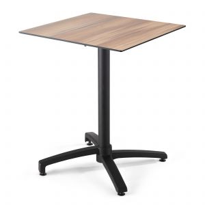 Oviala Table carré (60x60 cm) inclinable en HPL