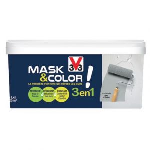 Image de V33 Peinture de r&eacute;novation multi-supports Mask & color gris flanelle mat 2,5L