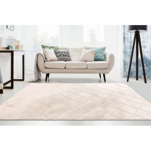 Lalee Tapis de salon rectangulaire uni doux Impulse 80x150