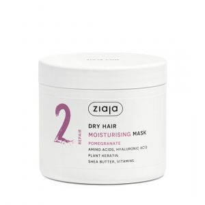 Ziaja PLANT ESSENTIALS mascarilla capilar hidratante de Granada 350 ml
