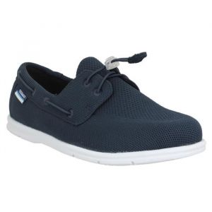 Sebago Chaussures bateaux homme Monterey Navy - Cuir - Semelle caoutchouc - Bleu