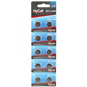 Image de HyCell Pile alcaline LR44, hc 10XLR44, 10 pièces (1516-0132)