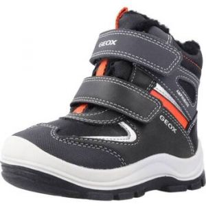 Geox Bébé Garçon B Flanfil Boy B Abx Bottines, Black/Orange, 22 EU