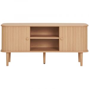 Ebuy24 - Nikko meubles de télévision 2 portes pin naturel.