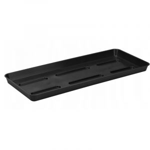 Support de pot de fleurs pour balcon anthracite 40 cm