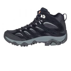 Merrell Moab 3 Mid GTX, Botte de randonn&eacute;e Homme, Noir/Gris, 46 EU