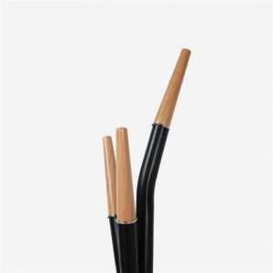 Porte-manteau moderne de bureau ou &agrave; domicile style scandinave Dakabi Noir