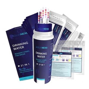 Aquanexo Trinkwasser Teststreifen + Bakterientests - 21 Werte messbar