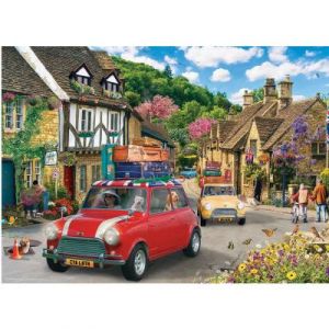 Eurographics Puzzle 1000 pi&egrave;ces : Mini Cooper de voyage