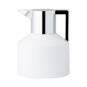 Normann Copenhagen Pichet isotherme Geo Blanc-argent