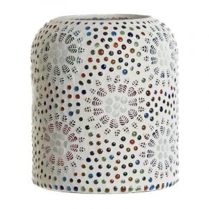 Lampe de bureau en aluminium verre DKD Home Decor