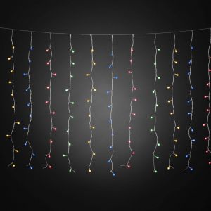 Konstsmide Guirlande lumineuse stalactites 3675-503 pour l'ext&eacute;rieur 24 V Ampoule LED multicolore (L x l x h) 15.07 m x 507 cm x 100 cm