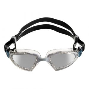Image de Aquasphere Lunettes de natation Aqua Sphere Kayenne Pro noir bleu avec verres &agrave; effet miroir gris