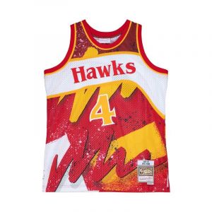 Mitchell & ness Maillot Atlanta Hawks NBA Hyper Hoops Swingman Jersey 1986 Spud Webb