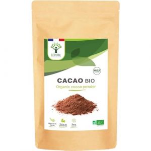 Bioptimal - Cacao Bio en Poudre - Goût Intense - Sans sucre - 300g