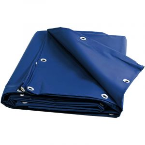 B&acirc;ches Direct B&acirc;che Brise Vue 680 g/m&sup2; - 2 x 3 m - Baches Bleue - Brise vent - pare vue - brise vue pvc