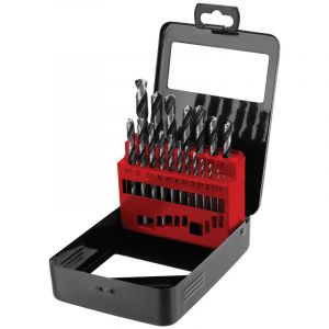 Coffret de forets hélicoïdaux HSS - 19 pièces