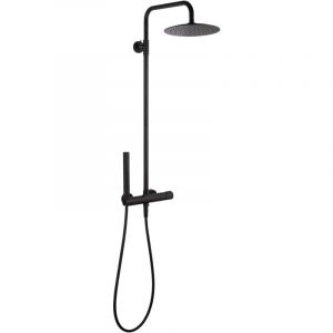 EUROSANIT Colonne de douche m&eacute;canique LEMINA noire