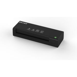 BRASQ Laminator A4 Black - Plastifieuse - plastifiant - jusqu'à 125 microns par feuille