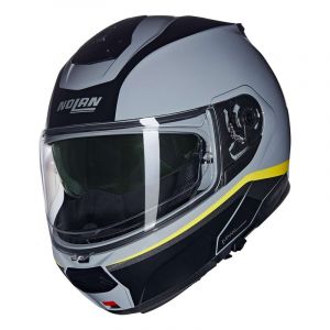 Nolan Casque modulable N100-6 Incognito 346 gris/jaune/noir brillant-