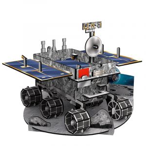 Dam Puzzle 3d jade rabbit lunar rover 53 pièces. 13,8x13,8x11,4 cm.