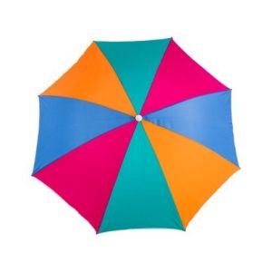 AC-Déco Parasol de plage rond - Porto -, D180 cm - Modèle aléatoire