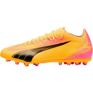 Puma Men Ultra Match Mg Soccer Shoes, Sun Stream Black-Sunset Glow, 40 EU