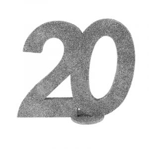 Santex Chiffre anniversaire 20 ans argent