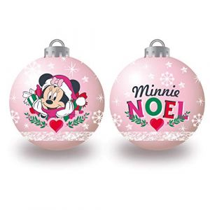 Arditex WD14010 Lot de 6 Boules de Sapin de No&euml;l diam&egrave;tre 8 cm de Disney-Minnie