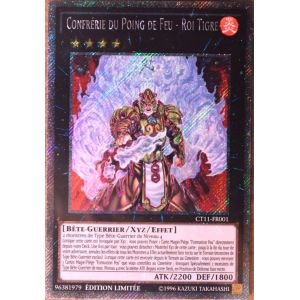 Konami Ct11-Fr001 - Carte Yu-Gi-Oh Confrérie du poing de feu, Roi Tigre