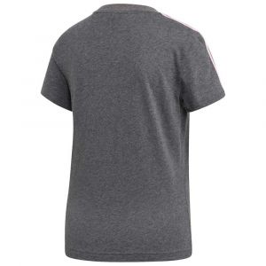 Adidas Essentials 3 Stripes Slim - Dark Grey Heather / True Pink - Taille M
