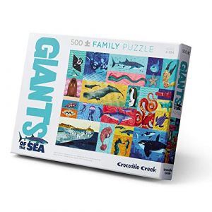 Crocodile creek Puzzle Géants de la mer - 500 pièces