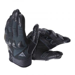 Dainese Gants cuir/textile femme Unruly Woman Ergo-Tek noir/bleu- XS