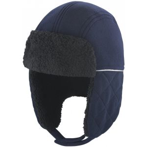 Result Winter Essentials - Chapka (S/M) (Bleu marine/Noir) - UTRW5167