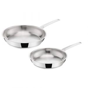 Lagostina Set de 2 Poêles La Prima 24/26 cm Inox