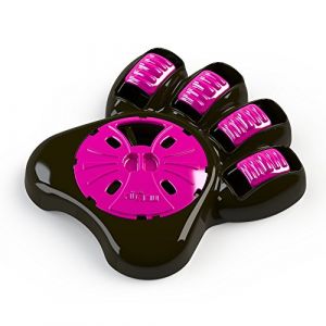 Aikiou Paw Gamelle interactive - Marron et violet - Pour chien