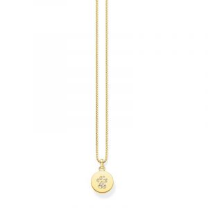 Thomas Sabo Pendentif Argent sterling 925, doré or jaune 18 carats Jaune