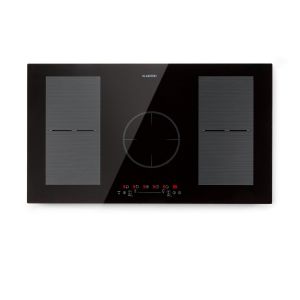 Klarstein Delicatessa 90 Flex - Table de cuisson à induction 5 zones, 7000 W max., 9 niveaux - Noir