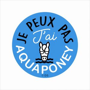 Image de Cadox 1 sticker autocollant ''Je peux pas j'ai Aquaponey''