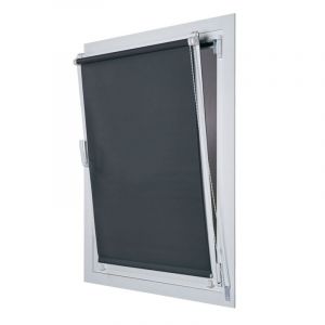 Storesdeco - Store Occultant EasyFix, installation sans perçage, Gris, 150 x 180cm - Gris