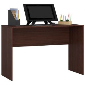 Abamihome - Bureau d'ordinateur akord B17 Wengé 120 cm couleur Wengé 120x50x79 cm