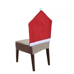 Housse de chaise Père Noël en lot de 2 Rouge