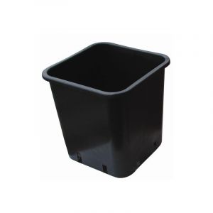 Cis Pot carré noir 7x7x8 cm 0.25 l