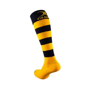 Gilbert Chaussettes Kryten II Ray&eacute; Jaune/Noir