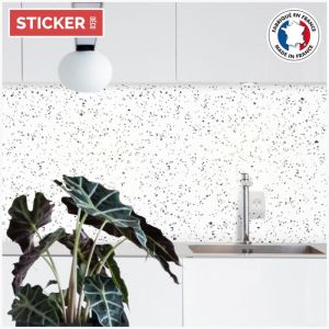 Stickerdecofr - Crédence Adhésive Terrazzo Vert 100 x 60 cm
